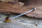 Rutile Quartz Natural Stone Pregnancy Bio-flex Belly Ring