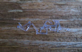 Lot of 7 Clear Hide Piercing Bioflex L Bend Nose Nostril Retainer 20G 18G Piercing