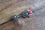 Black Widow Crystal Spider Belly Ring 14g (1.6mm) Piercing