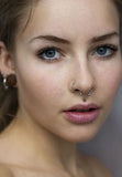 16G 14G Rose Gold IP Basic Barbell Labret Surgical Steel Ball Cartilage Monroe Medusa Cheek Lip Snake Bites Tragus Flatback Piercing