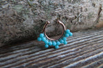 Boho Faux Turquoise Faux Fake Septum Non Piercing