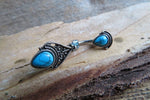 Bohemian Turquoise Howlite Belly Ring 14g (1.6mm) Piercing