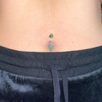 Bohemian Turquoise Howlite Belly Ring 14g (1.6mm) Piercing