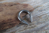 12G 10G 8G 6G Horseshoe Long 8mm Spike Surgical Steel Barbell Piercing 12G (2.0mm) 10G (2.5mm) Septum