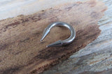 10G 12G Horseshoe Long 8mm Spike Surgical Steel Barbell Piercing 10G (2.5mm) 12G (2.0mm) Septum