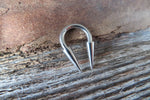 4G 6G 8G 10G 12G 14G Horseshoe Extra Long 12mm Spike Surgical Steel Piercing 10G (2.5mm) 12G (2.0mm) 14G (1.6mm) Septum Spiked