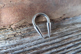 4G 6G 8G 10G 12G 14G Horseshoe Extra Long 12mm Spike Surgical Steel Piercing 10G (2.5mm) 12G (2.0mm) 14G (1.6mm) Septum Spiked