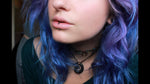 Black IP Vertical Lip 100% Surgical Steel Curve Eyebrow Rook Barbell Ring 16g (1.2mm) Lip Piercing Belly Ring