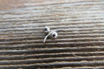 Vertical Lip 100% Surgical Steel Curve Eyebrow Rook Barbell Ring 16g (1.2mm) Lip Piercing Belly Ring