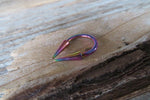 12G Rainbow IP Horseshoe Long 12mm Spike Surgical Steel Barbell Piercing 12G (2.0mm) Septum Limited Edition