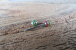 Rasta 100% Surgical Steel 316L Barbell Nipple Ring Industrial 14G (1.6mm) Piercing All Lengths