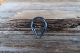 12G Blue IP Horseshoe Long 12mm Spike Surgical Steel Barbell Piercing 12G (2.0mm) Septum Limited Edition