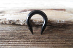 6G 8G 10G 12G Black IP Horseshoe Surgical Steel Spike Barbell Piercing 12G (2.0mm) 10G (2.5mm) 8G (3.0mm), 6G (4.0mm) Thick Septum