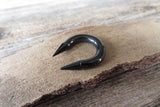 6G 8G 10G 12G Black IP Horseshoe Surgical Steel Spike Barbell Piercing 12G (2.0mm) 10G (2.5mm) 8G (3.0mm), 6G (4.0mm) Thick Septum