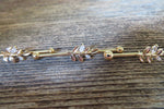 Silver Vine CZ Industrial Surgical Steel Barbell Piercing 14G (1.6mm) 32mm 35mm 38mm