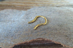 Gold IP Set of Two 100% Surgical Steel Septum Retainers 16G 14G 12G 10G Lot of 2 Pair of 2 Septum Retainers