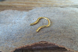 Gold IP Set of Two 100% Surgical Steel Septum Retainers 16G 14G 12G 10G Lot of 2 Pair of 2 Septum Retainers