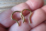 Gold IP Set of Two 100% Surgical Steel Septum Retainers 16G 14G 12G 10G Lot of 2 Pair of 2 Septum Retainers