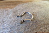 Rainbow & Silver Set of Two 100% Surgical Steel Septum Retainers 16G 14G Lot of 2 Pair of 2 Septum Retainers