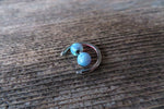 Light Blue Opal 6G 8G 10G 12G 14G Horseshoe Septum 100% Surgical Steel Externally Threaded Piercing 10G (2.5mm) 12G (2.0mm) 14G (1.6mm)