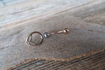 Alien Rose Gold Custom Lengths Belly Ring VCH 14G (1.6mm) Piercing Gold Rose Gold