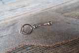 Alien Rose Gold Custom Lengths Belly Ring VCH 14G (1.6mm) Piercing Gold Rose Gold