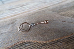 Alien Custom Lengths Belly Ring VCH 14G (1.6mm) Piercing Gold Rose Gold