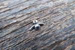 Titanium Ti6Al4V ELI Implant Grade Floating Navel Minimalist Petite Belly Ring Curve 14g Internally Threaded Piercing