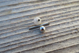 Special Edition Moonstone Titanium Ti6Al4V ELI Implant Grade Natural Stone Barbell Tongue Ring 14g (1.6mm) Piercing