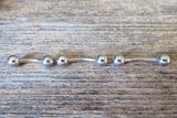 Steel Minimalist Small Basic Belly Ring Custom Lengths 100% Surgical Steel Belly Ring 14G (1.6mm) Piercing VCH Piercing Small Tiny Balls