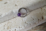 Amethyst Septum Cartilage Daith 100% 316L Grade Surgical Steel Natural Stone Piercing 16G 8mm 10mm Seamless Hoop Piercing CBR Ring